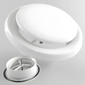 Ventilation plastic diffuser